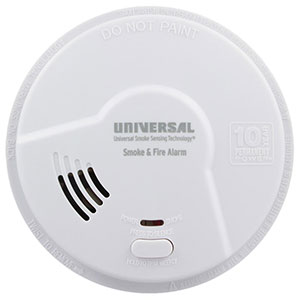 USI Kitchen 10 Year Sealed Battery Smoke & Fire Smart Alarm (MDSK300S)