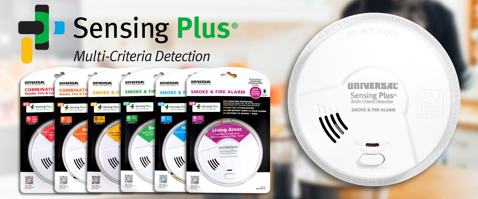 Sensing plus smoke alarms - new ul 217 standard edition compliant