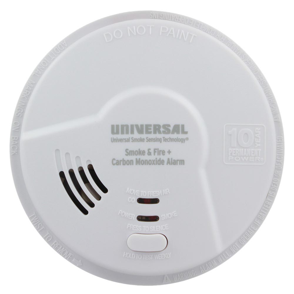 USI Hallway 3-in-1 Smoke, Fire and Carbon Monoxide Smart Alarm with 10 Year Tamper-Proof Sealed Battery (MIC3510SB)